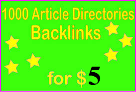 Create 1000+ HQ PR Article Directories Backlinks