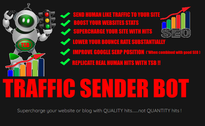I will give you Traffic Sender Bot lifetime licence
