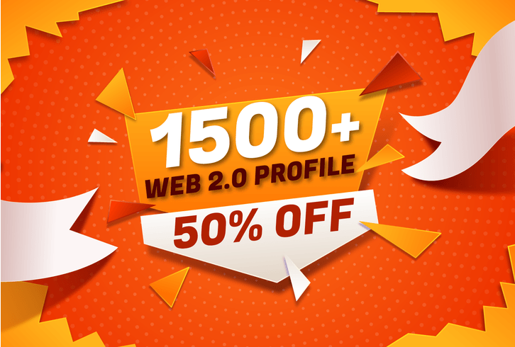 Create 1500 High Quality web 2.0 profile backlinks