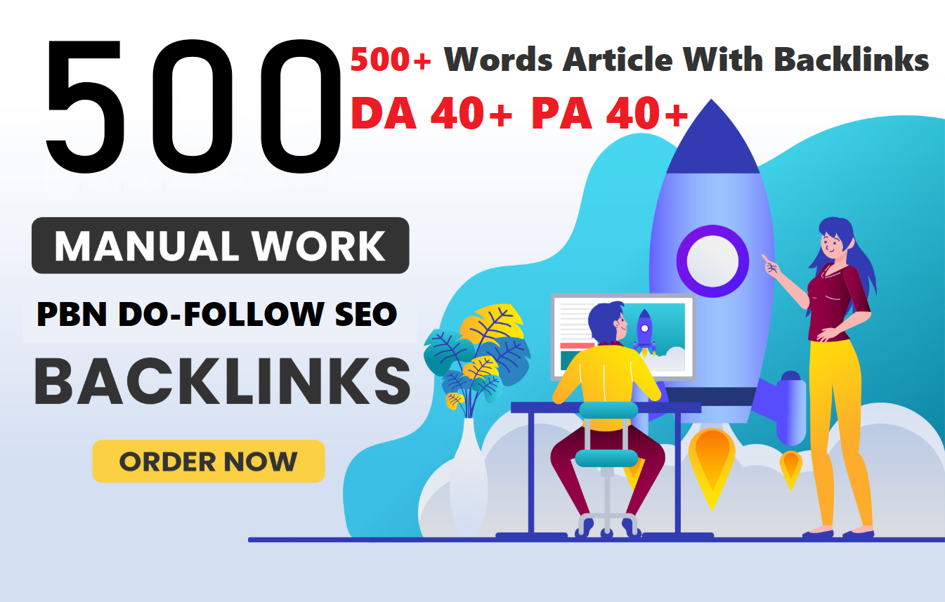 Unique 500 Sites DA 40+ PA 35+ PR 5+ Web 2.0 500 PBN