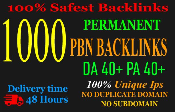 Build 1000+parmanent PBN with High DA 40+ PA 40+ and ...