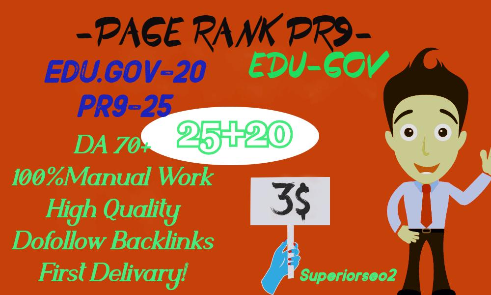 MANUALLY DO 25 PR9 DA 70-100 + 20 EDU-GOV HQ Authorit...