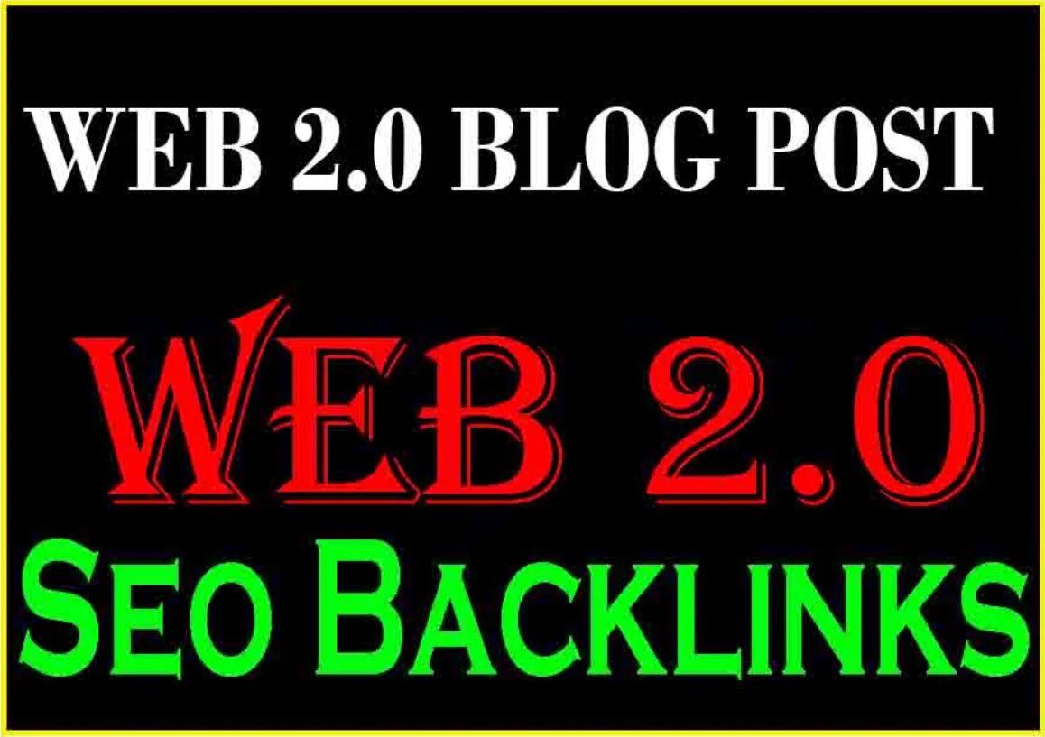 Manual build 20 web 2.0 blogs post use 500+ unique ar...