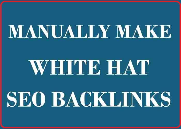 I will create manually 100 high quality SEO backlinks...