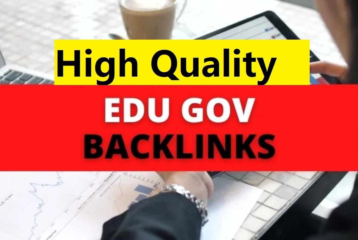 Manual create 25 edu gov profile backlinks to your si...