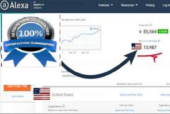 i will improve your web USA alexa ranking under 99K &...