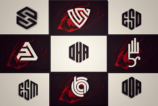 I will do brainstorm modern monogram logo design