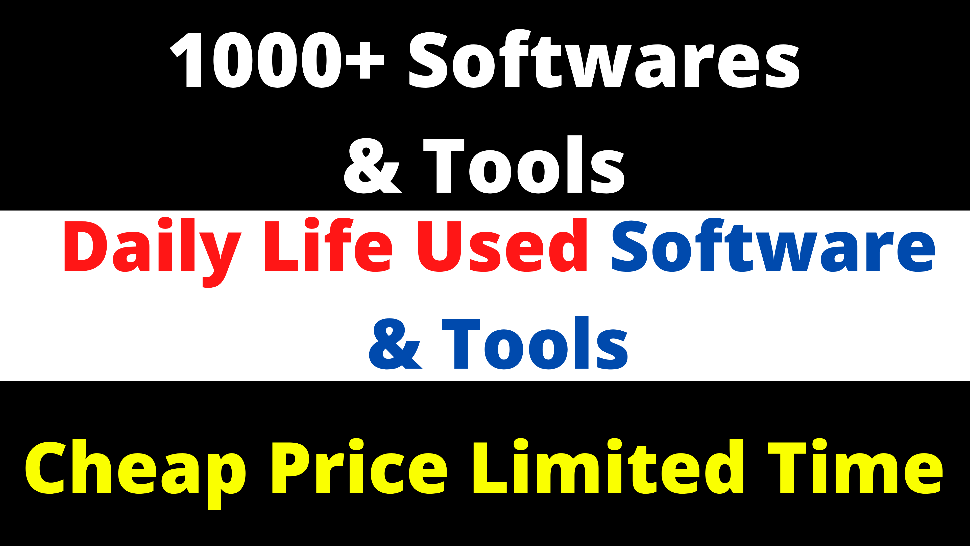Daily Life Used 1000+ Softwares And Tools For SEO Tra...