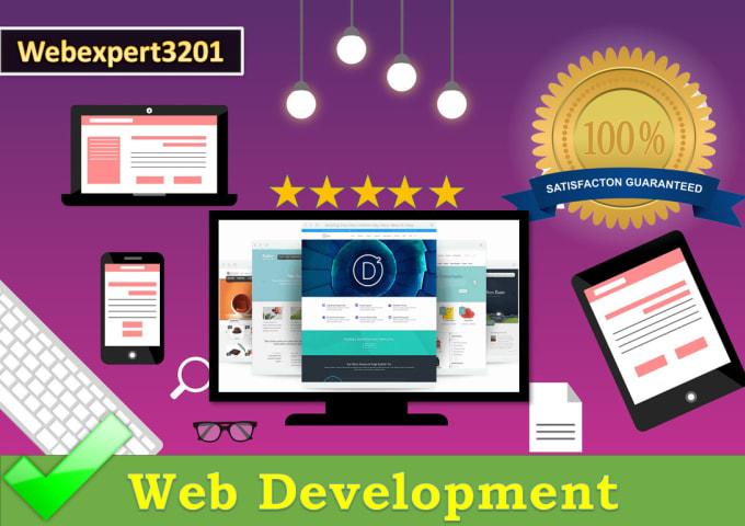 I will build a complete responsive wordpress website.