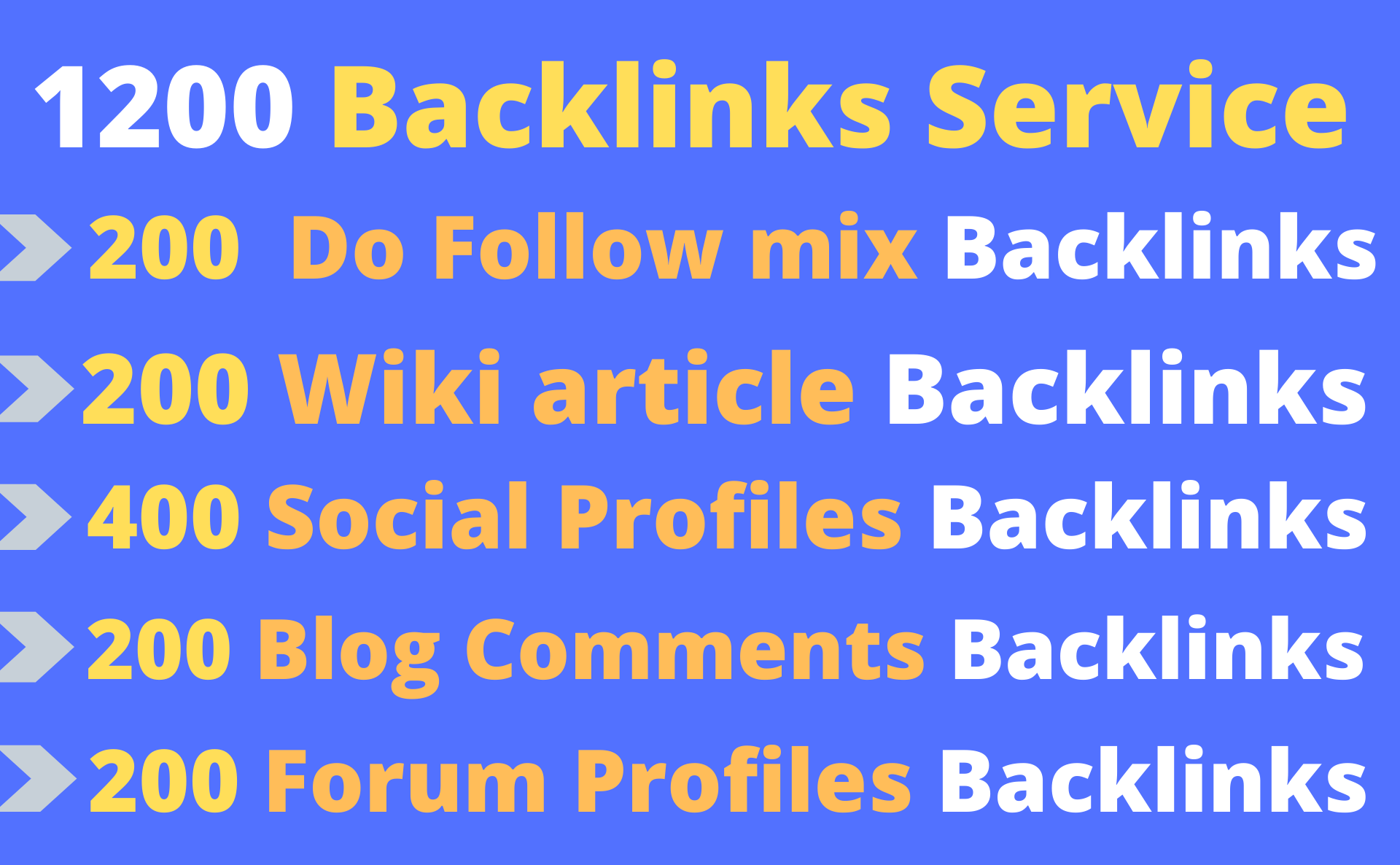 Provide 1200 backlinks including dofollow mix wiki ar...