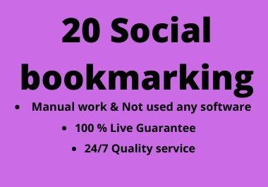 20 Social bookmarking for your website on high DA PA ...