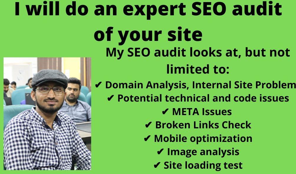 create a SEO audit report and action plan and impleme...