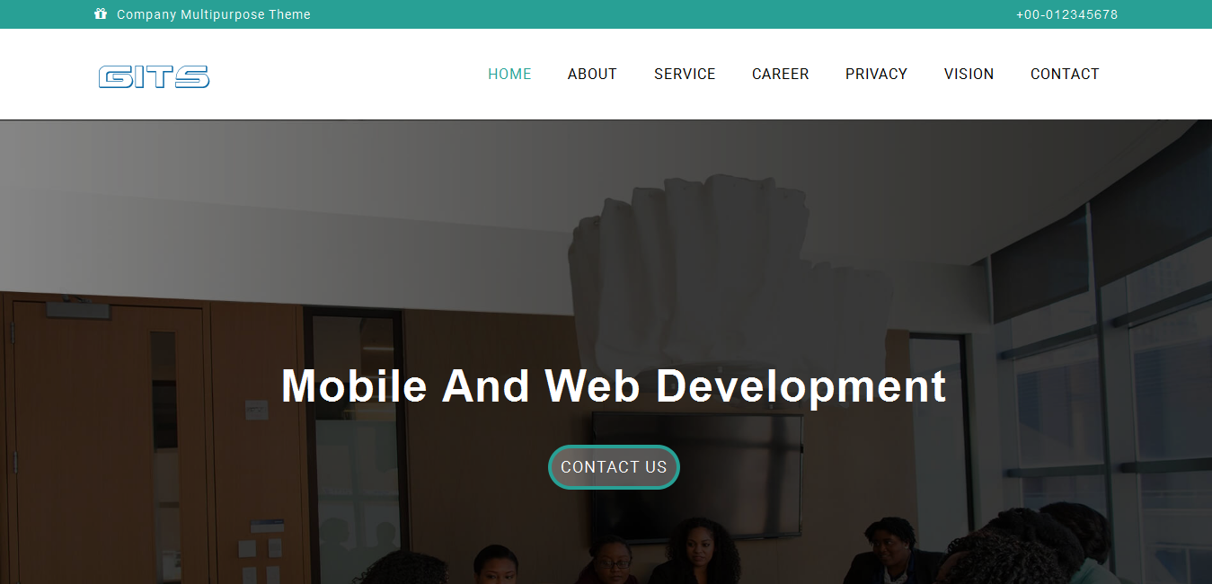 Company multipurpose theme & IT Service