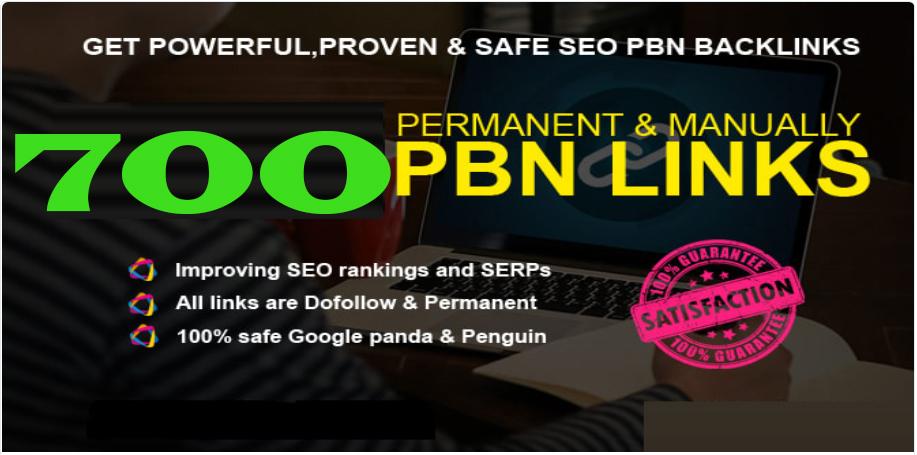 Get Extream 700+ PBN Backlink in your website hompage...