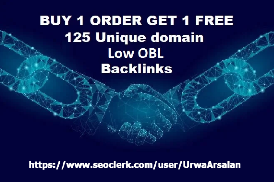 Get 125 Unique Low OBL Blog Comment Dofollow Backlink...