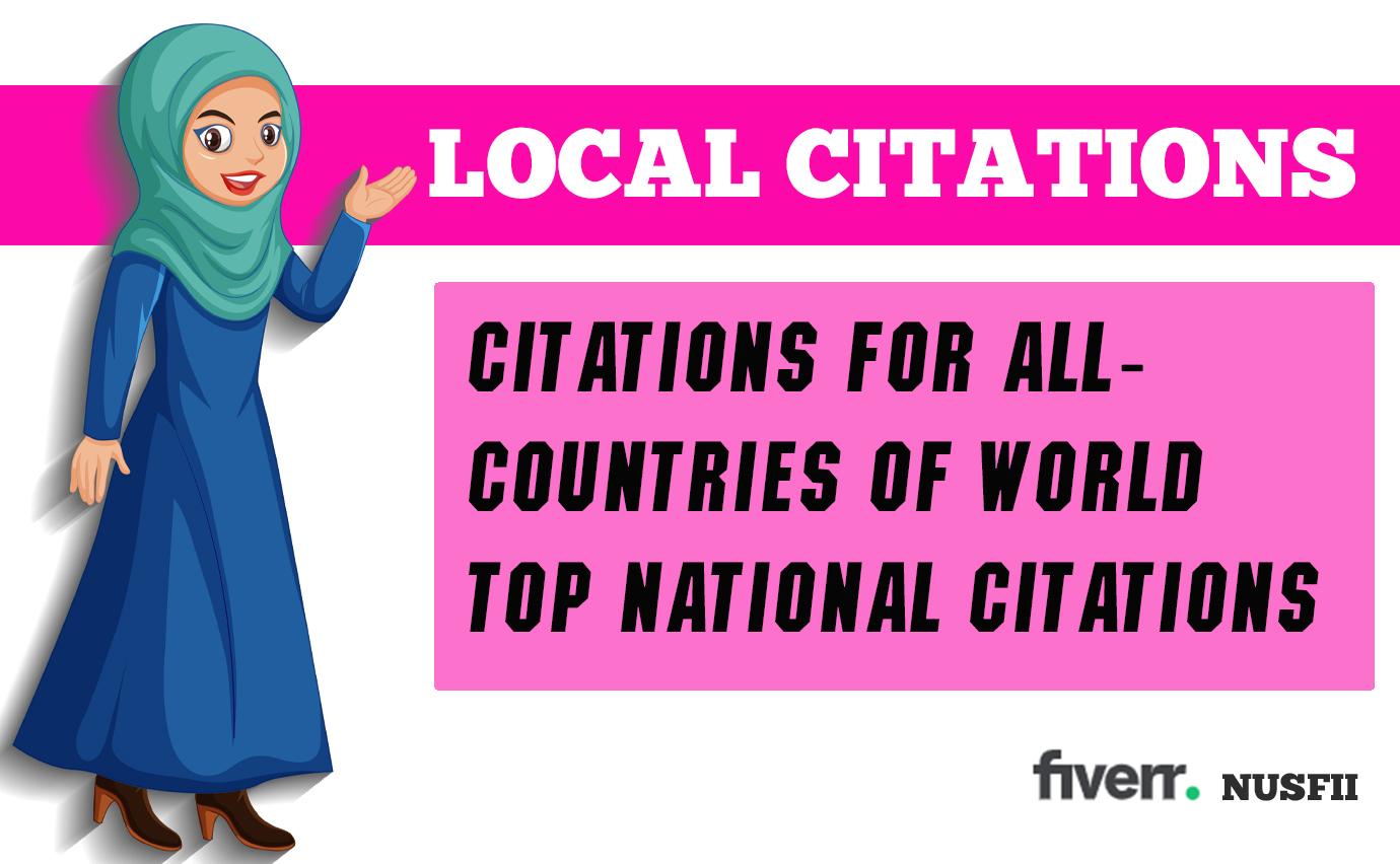 400 live USA local citations and business listings fo...