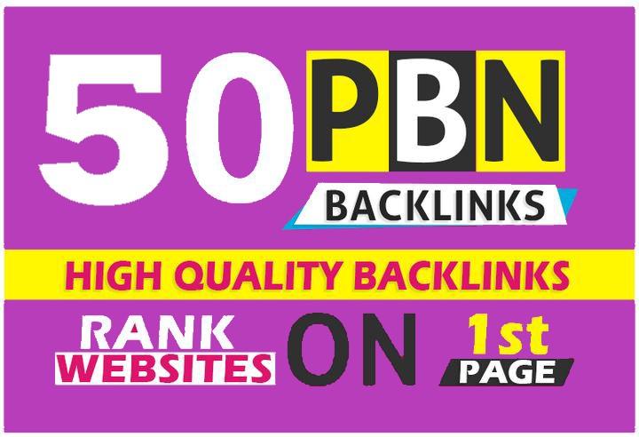 50 High PBN Post TF/CF, DA 30 &ndash 30+ PBN Backlin...