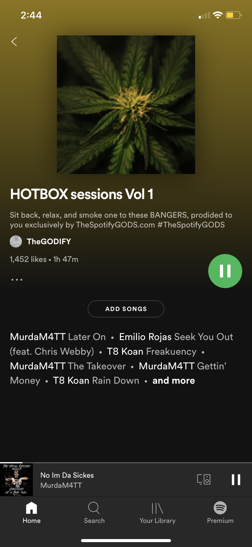 I will add your song to my playlists