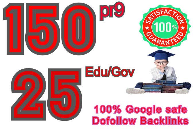 I will manually Create 155 pr9 & 25 edu/gov Dofol...