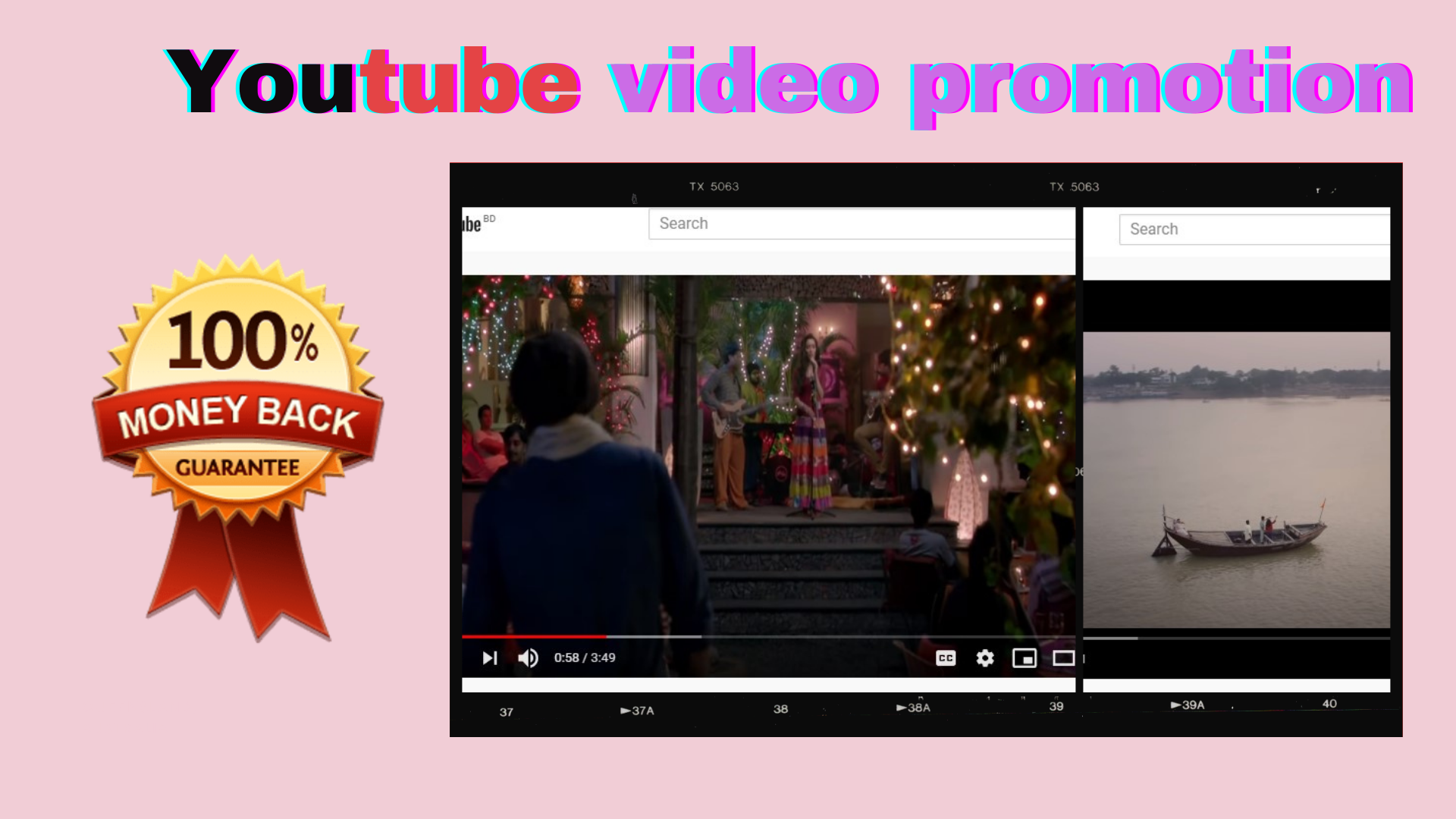 I will do youtube video promotion for google top rank...