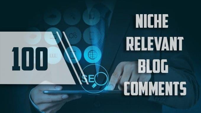 I will do 100 niche relevent blog comment backlink in...