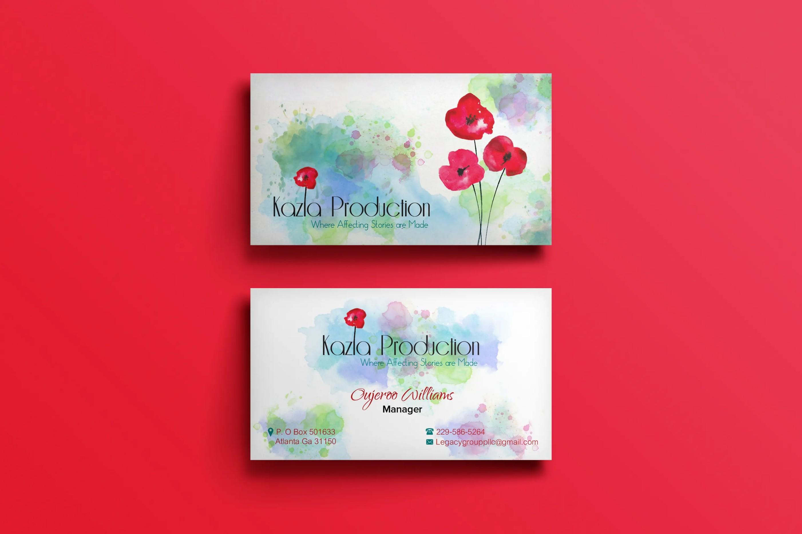Unique and modern busniss card buy one and get one fr...