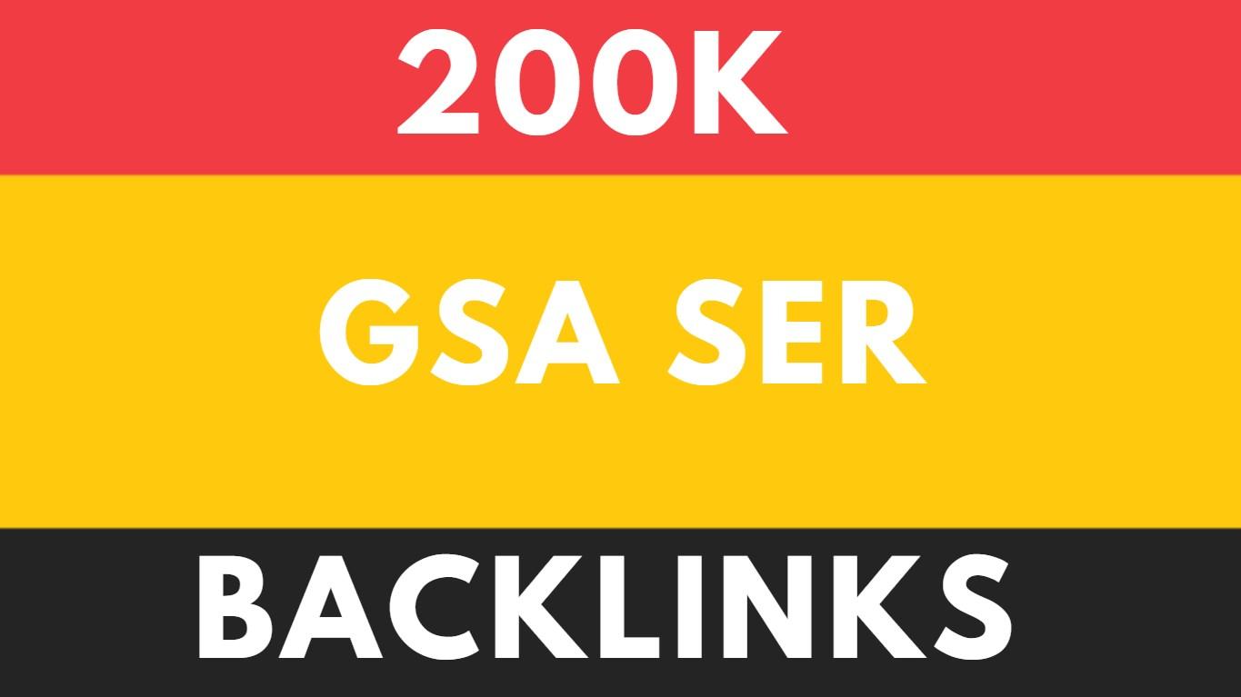 200K GSA SER Genuine and Unique Backlinks for SEO Ser...