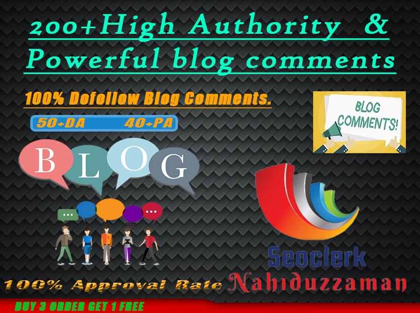 I Will Do 200+ High Authority and Powerful Dofollow B...