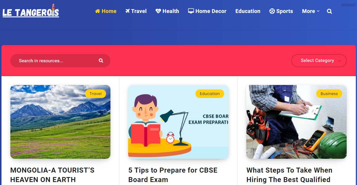 Guest Post on Letangerois. com DA57 Health, Educatio...