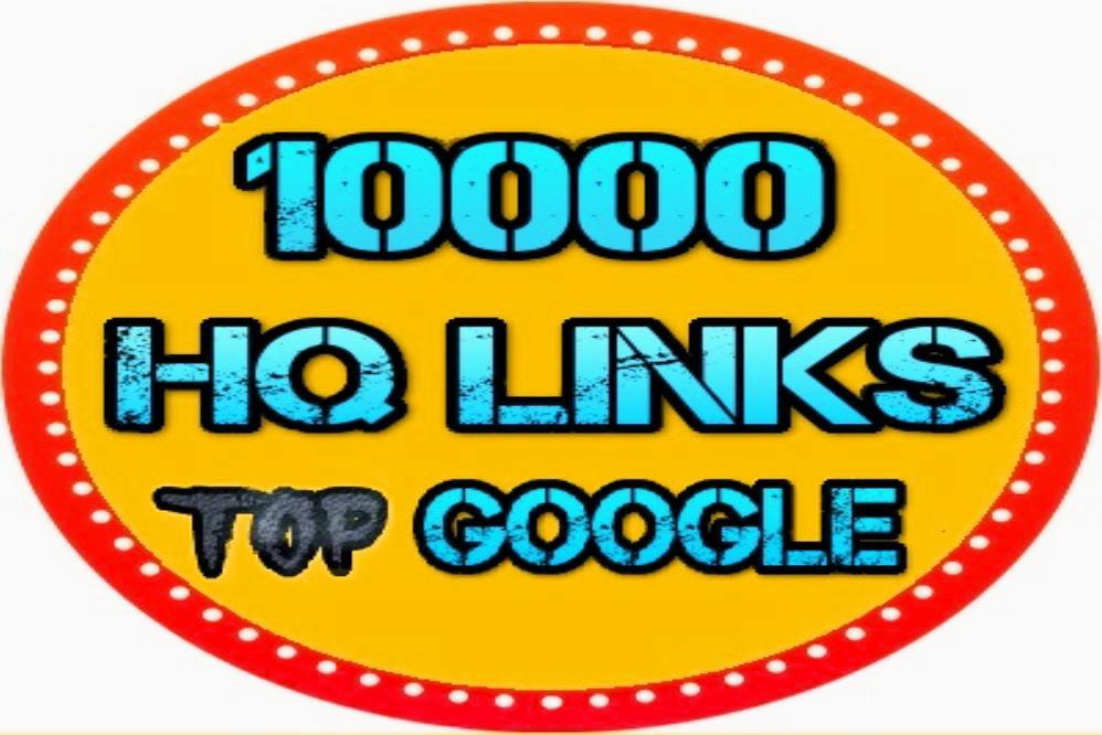 GOOGLE RANKING MEGA SEO PACKAGE WITH 10000 HQ BACKLIN...