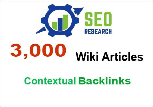 3,000 contextual Wiki Articles from contextual SEO Ba...