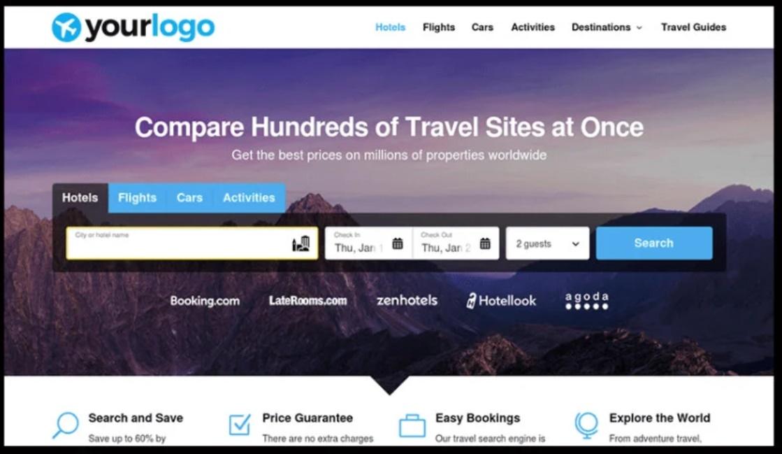 I will create premium travel affiliate website for pa...