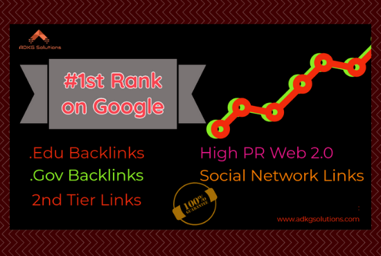 RANK YOUR WEBSITE ON 1st Page GOOGLE OR Get Money Bac...