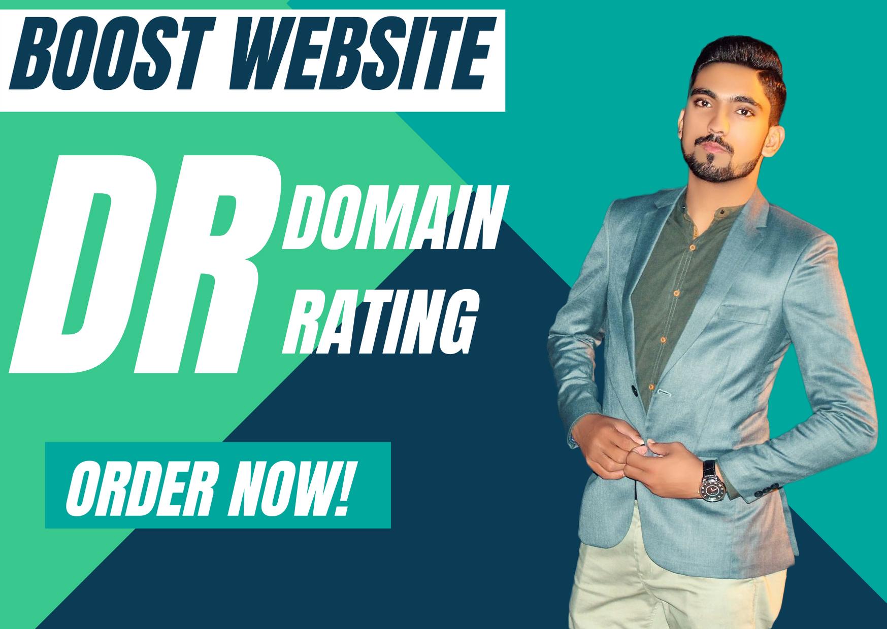 I will increase domain rating DR 20+ ahrefs with pbn ...