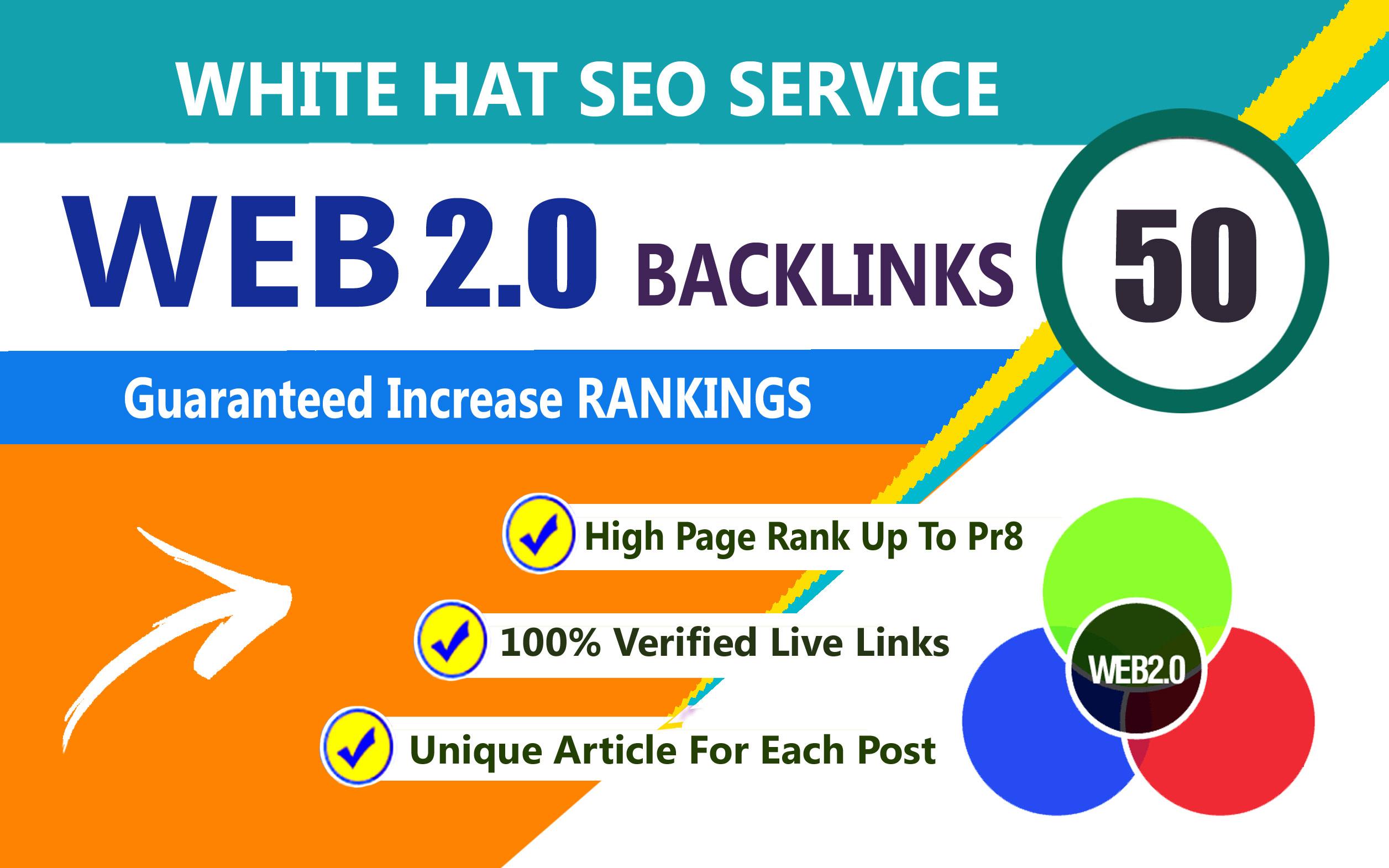 I will build 20 high Quality web 2.0 backlinks
