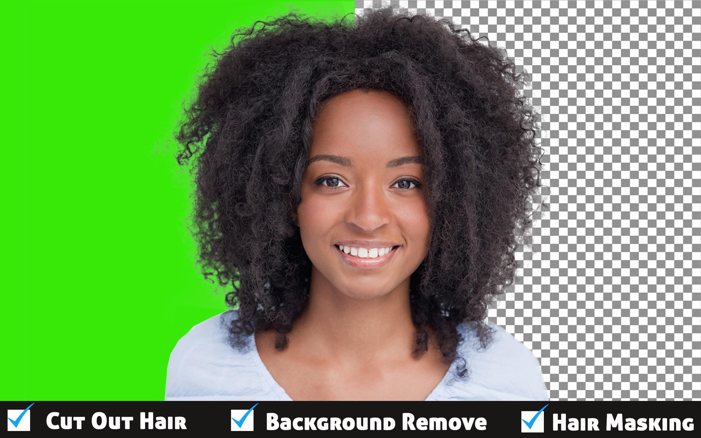 I will do photoshop hair masking or cut out hair prof...