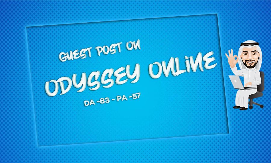 I will a guestblog on theodysseyonline dofollow Backl...