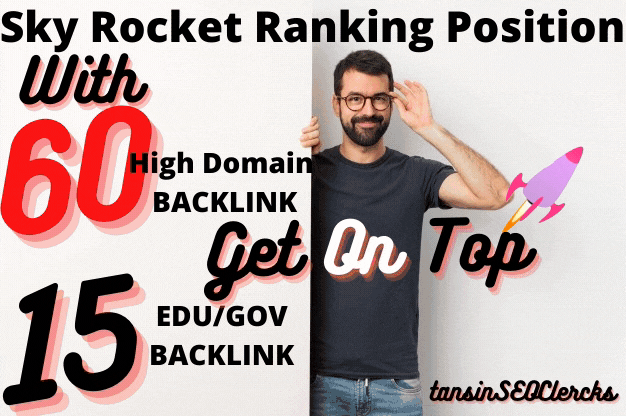 SkyRocket Your WebSite With 65 DA/PA/Pr9 Backlink +15...