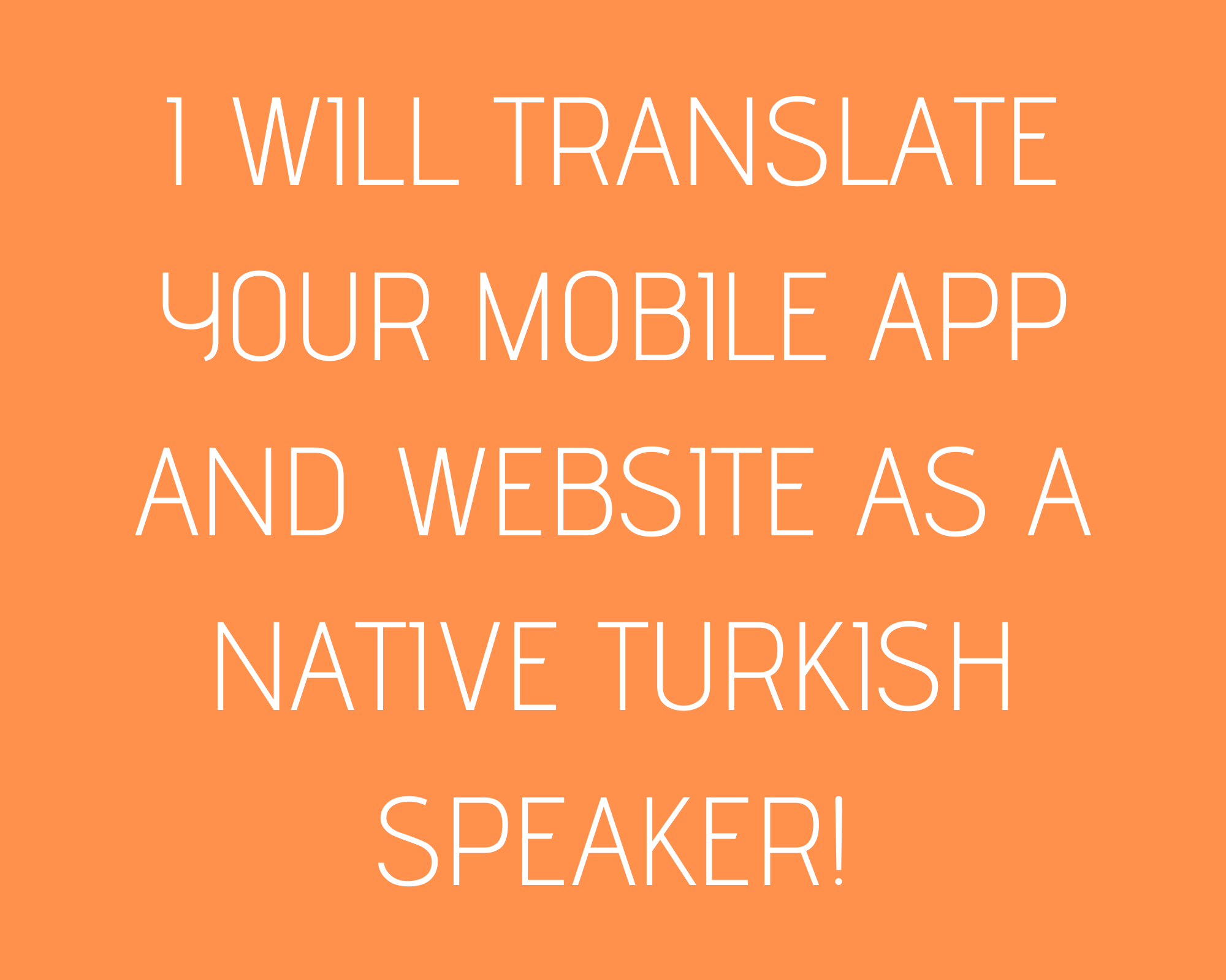 Translating English to Turkish