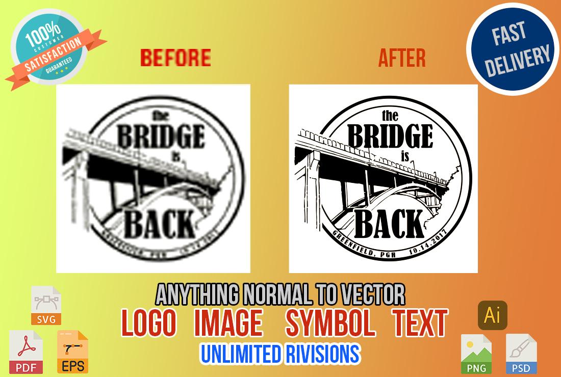i will create vector trace and line art of your any i...