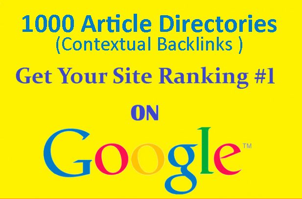Provide 1000 Contextual Backlinks from various articl...