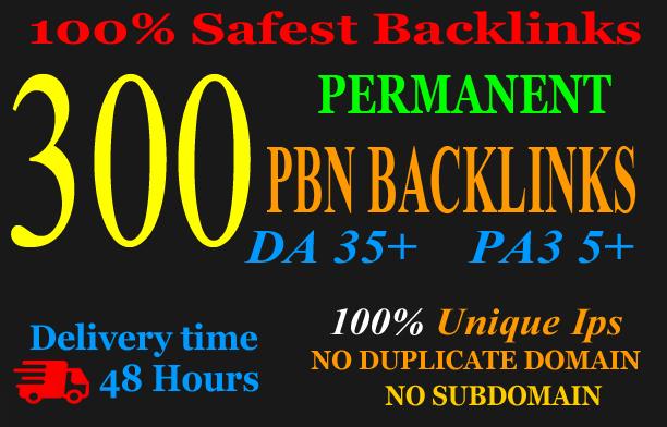 Extreme 300+PBN Backlink in your website hompage with...