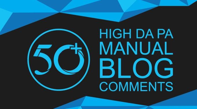 Create Manually 50 Dofollow and High DA & PA Blog...