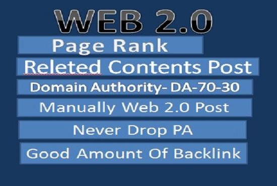 Manually high quality 50+ backlinks web 2.0 fast deli...