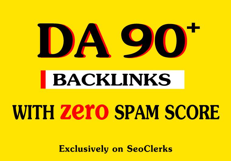 Build 5 da 90 plus high quality seo backlinks - impro...