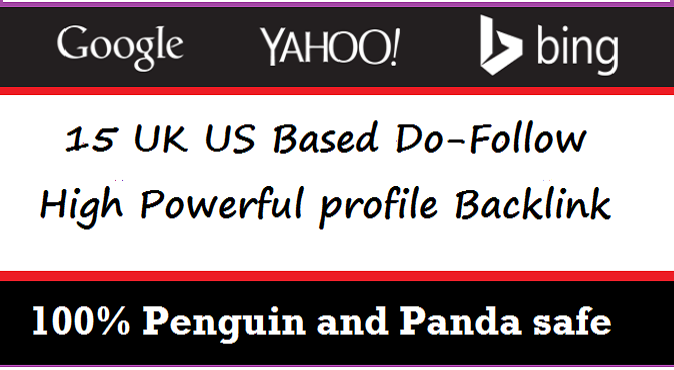 I will create 15 US UK based EDU GOV Do Follow powerf...