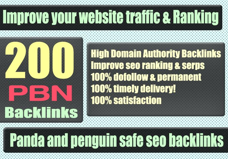 Build 200+ WEB 2.0 PBN Backlink with Permanent Dofoll...