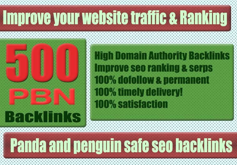 Premium 500+ WEB 2.0 PBN Backlink with Permanent Dofo...