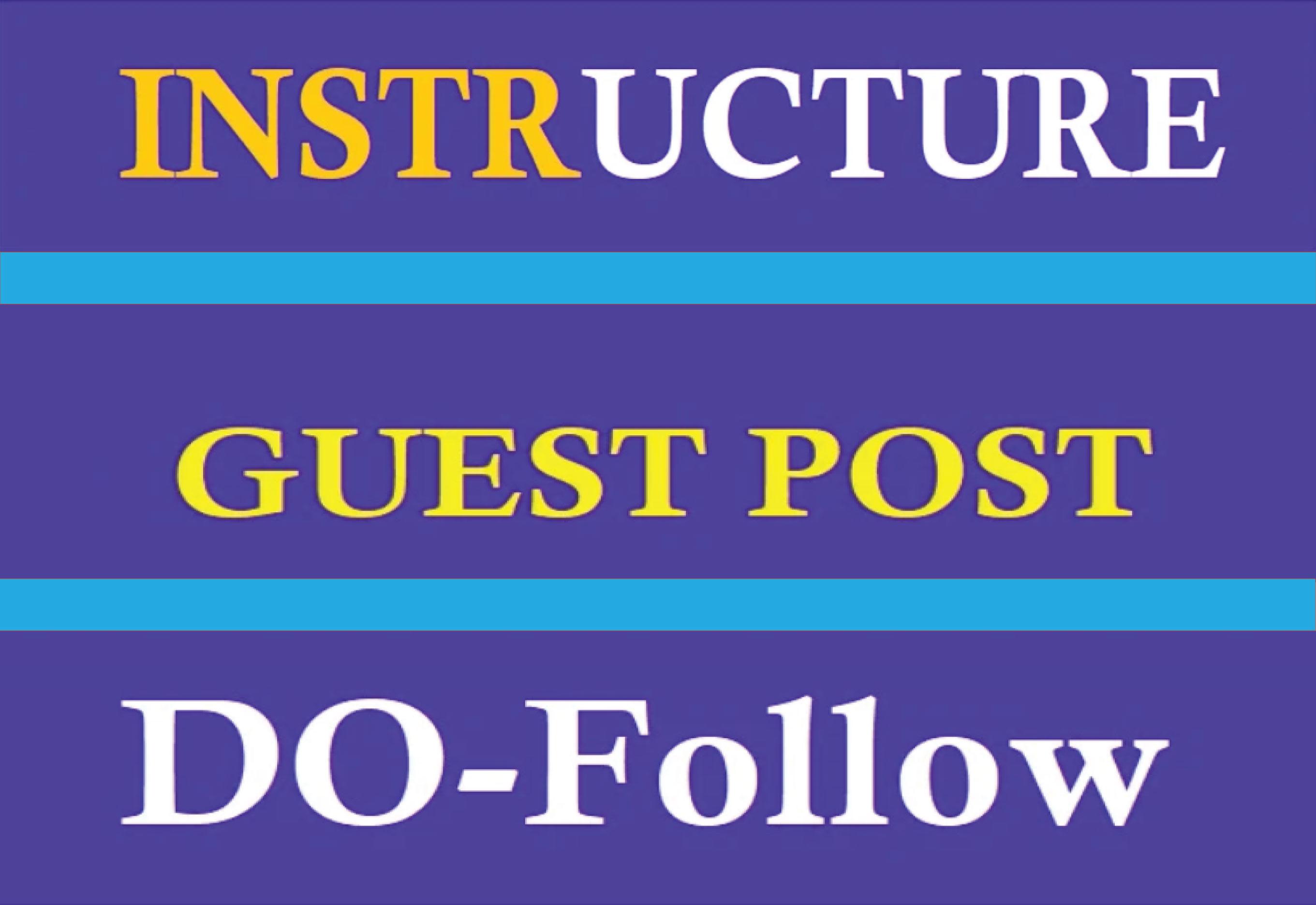 I will guest post on instructure with dofollow links