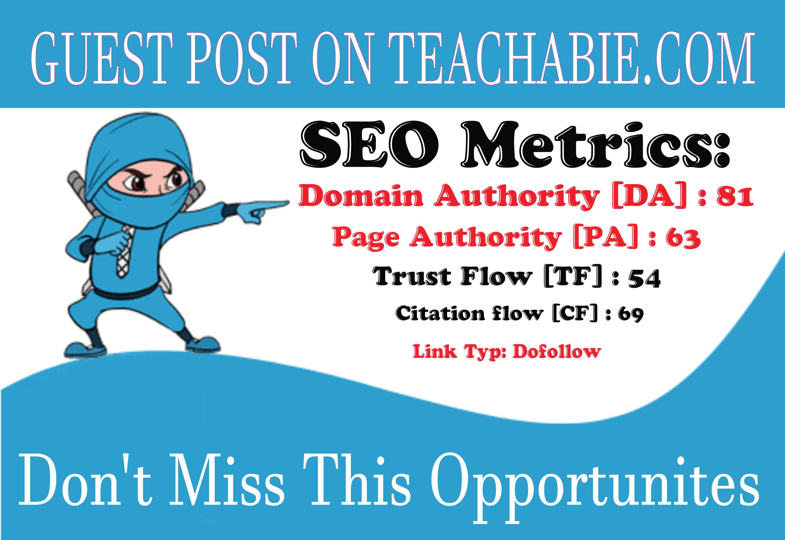 I will guest post on teachable DR90 DA 81 with Dofoll...